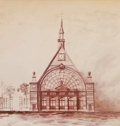 Tonnerre – Rue De L'Hôpital Un Jour De Foire – Photo Ou Gravure Ancienne